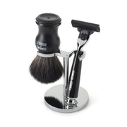 Chrome Razor & Brush Stand